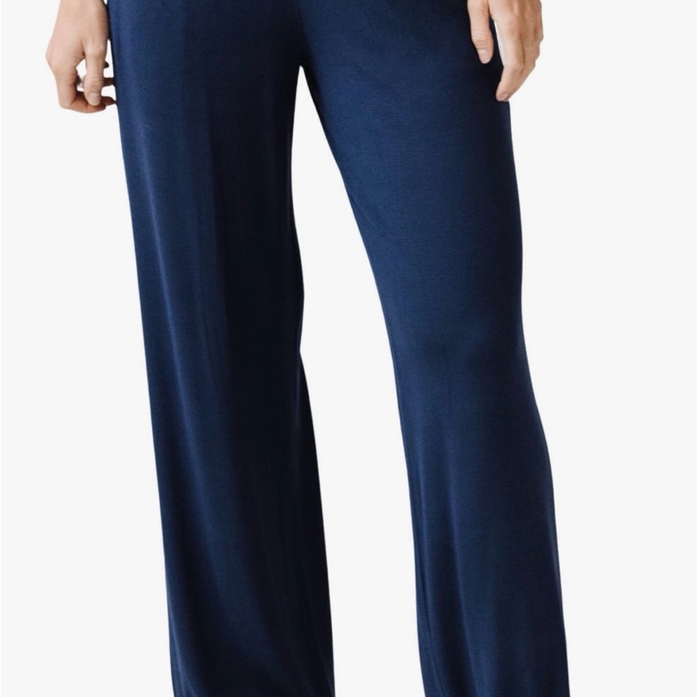 Cozy Earth Women's Navy Wide-Leg Pajama Pants *NEW*